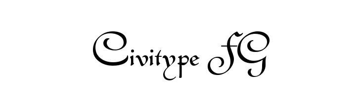 Civitype FG  フリーフォントのダウンロード