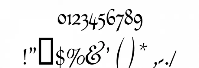 Civitype FG Font OTHER CHARS