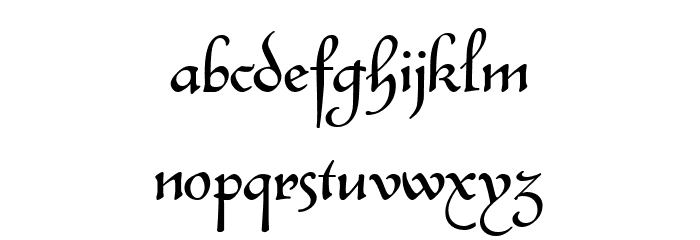 Civitype FG Font LOWERCASE