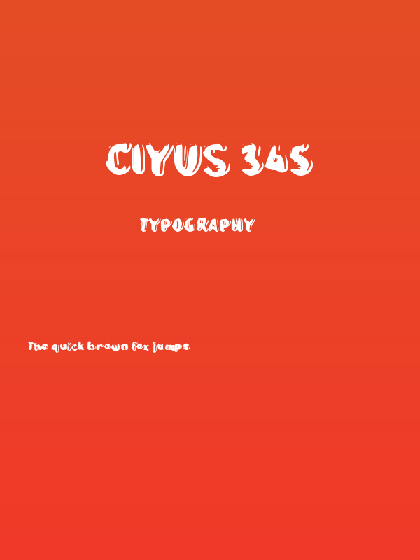Ciyus 345 Poster