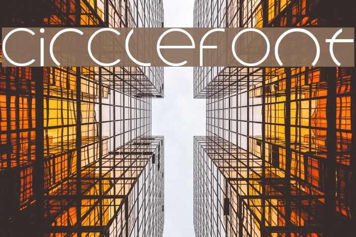 circlefont Font examples