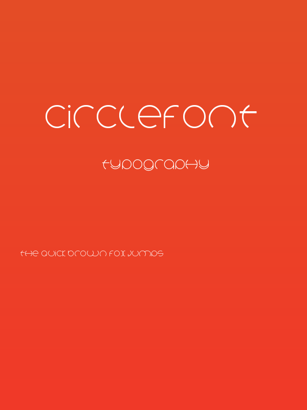 circlefont Poster