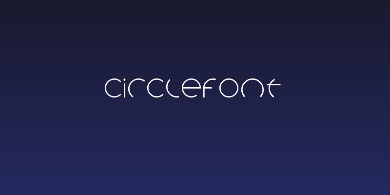 circlefont Social Header