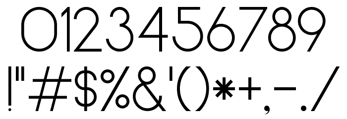 circles and sticks Regular Font OTHER CHARS