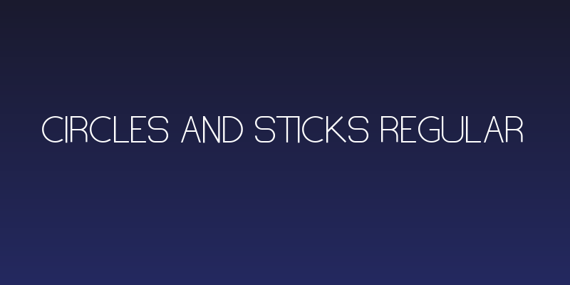 circles and sticks Regular Social Header