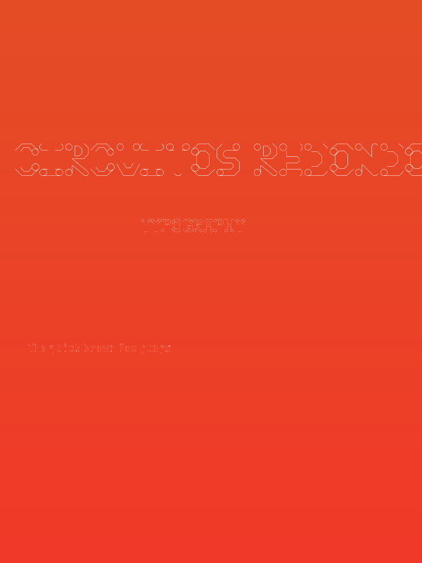 circuitos redondos Poster