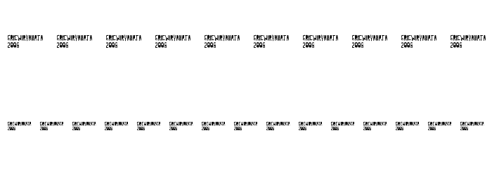 citrus 2008 eric wiryanata Font OTHER CHARS