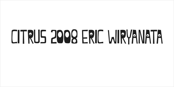 citrus 2008 eric wiryanata Logo