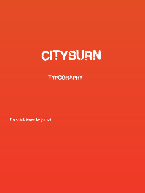 cityburn Poster