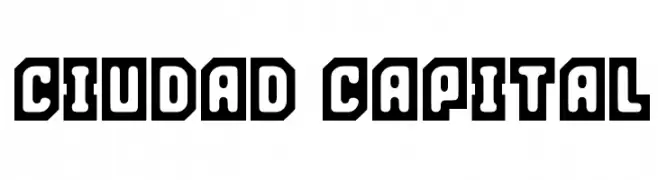 ciudad capital  フリーフォントのダウンロード