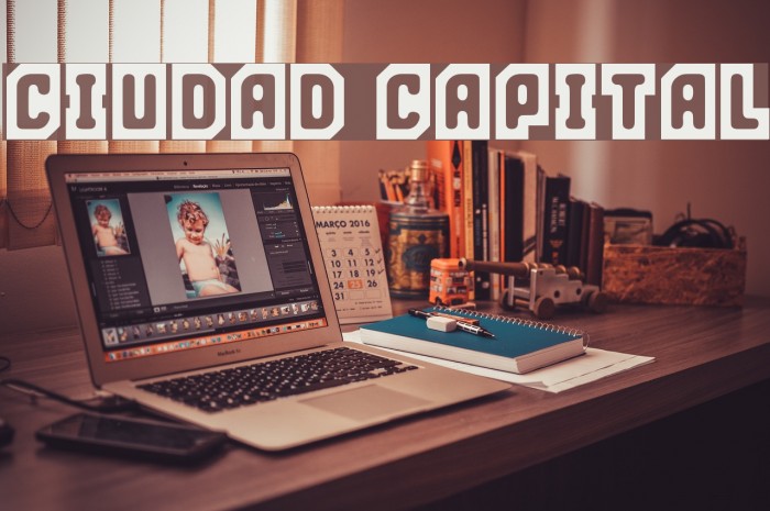 ciudad capital Font examples
