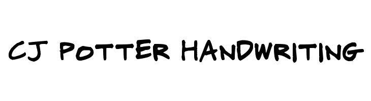 CJ Potter Handwriting  नि: शुल्क फ़ॉन्ट्स डाउनलोड
