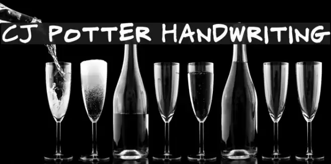 CJ Potter Handwriting Font examples