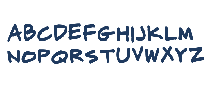 CJ Potter Handwriting Lowercase