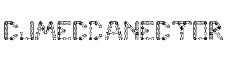 CJMeccanector  baixar fontes gratis