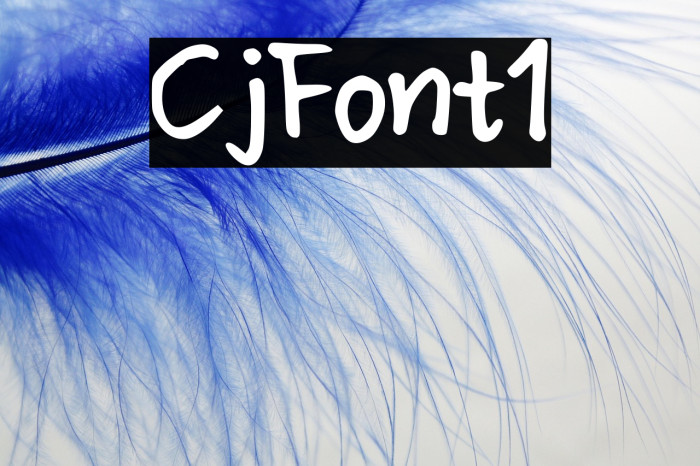CjFont1 Example 2