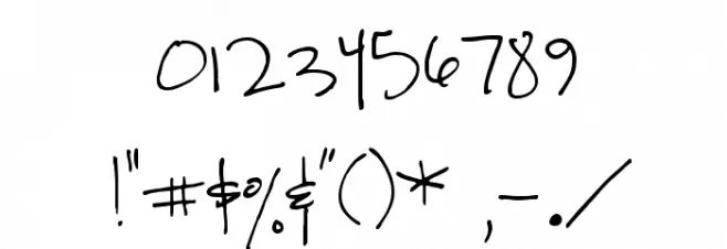 CK Becky Font OTHER CHARS