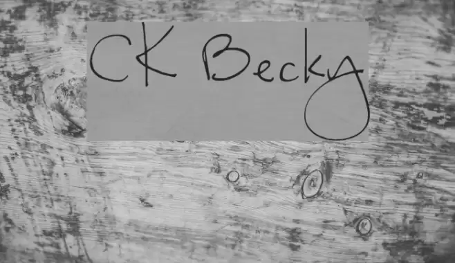 CK Becky Font examples