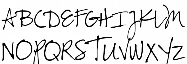 CK_Alis_Hand_Official Font Litere mari