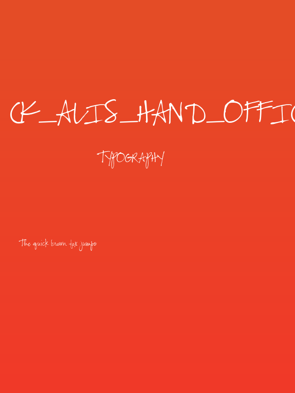 CK_Alis_Hand_Official Poster