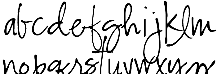 CK_Alis_Hand_Official Font LOWERCASE