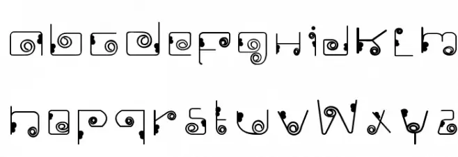 Ckellp 字体 小写
