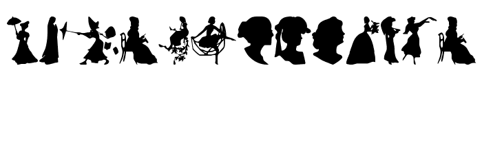 ck_vic-silhouette Font LOWERCASE