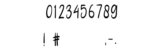 CLARRA Demo Font OTHER CHARS