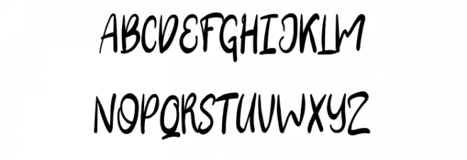 CLARRA Demo Schriftart Groß
