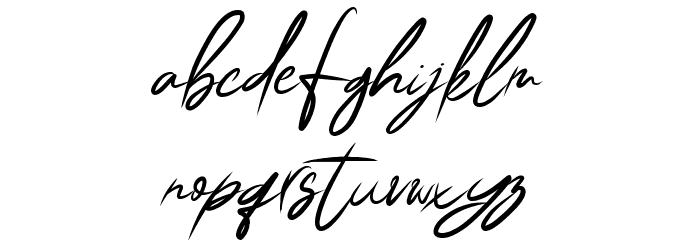 CLASSIC SIGNATURE DEMO Font LOWERCASE