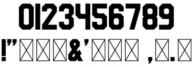 CLASSIC Font OTHER CHARS