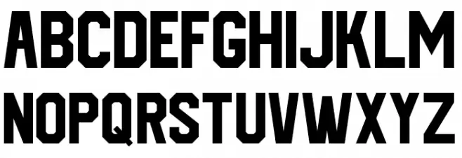 CLASSIC Schriftart Groß