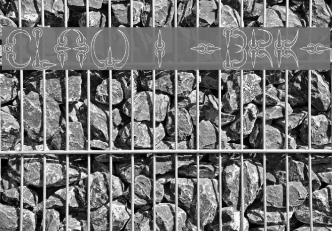 CLAW 1 -BRK- Font examples