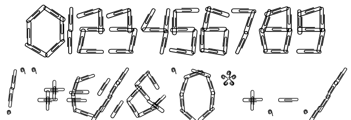 CLIPSART Font OTHER CHARS