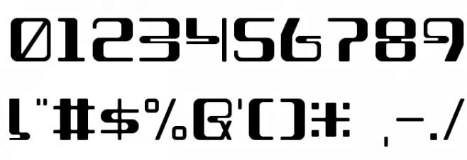 CLIQUE Font OTHER CHARS