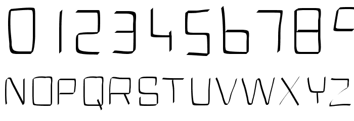 CLOCK Font OTHER CHARS