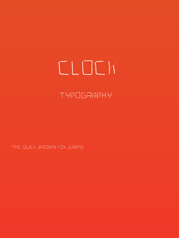 CLOCK Poster