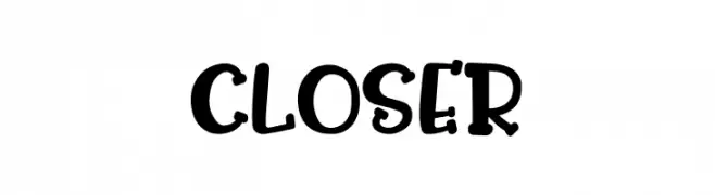 CLOSER  Fuentes Gratis Descargar