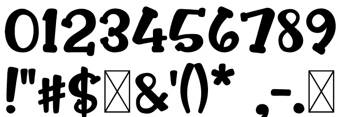 CLOSER Font OTHER CHARS