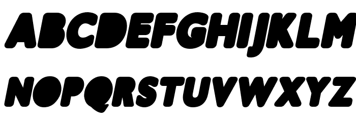 CLOUDSKY ITALIC PERSONAL USE Bold Italic Font LOWERCASE