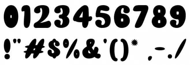 CLOUDY DONATS Demo Regular Font OTHER CHARS
