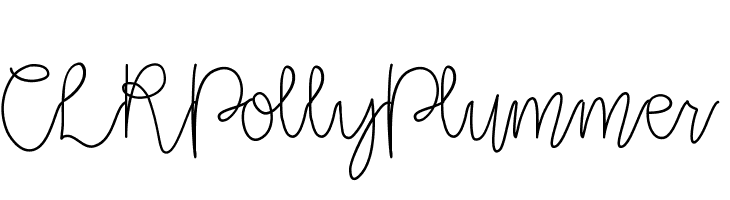 CLRPollyPlummer  フリーフォントのダウンロード