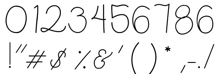 CLRPollyPlummer Font OTHER CHARS
