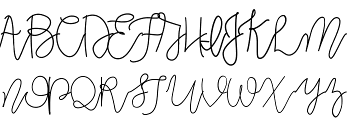 CLRPollyPlummer Font UPPERCASE