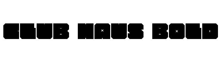 CLUB HAUS Bold  Скачать бесплатные шрифты