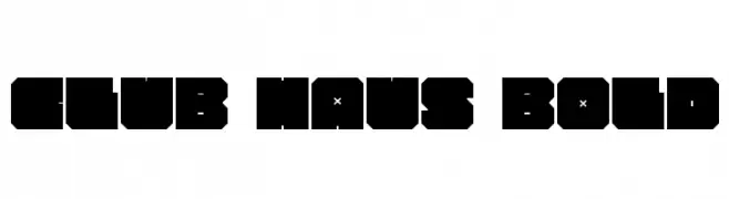 CLUB HAUS Bold  Fuentes Gratis Descargar