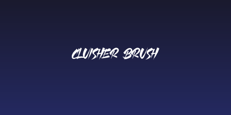 CLUISHER BRUSH Social Header