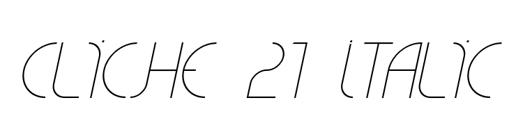 CLiCHE 21 Italic 