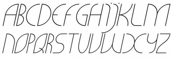 CLiCHE 21 Italic خط أحرف صغيرة