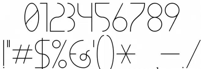 CLiCHE 21 Font OTHER CHARS